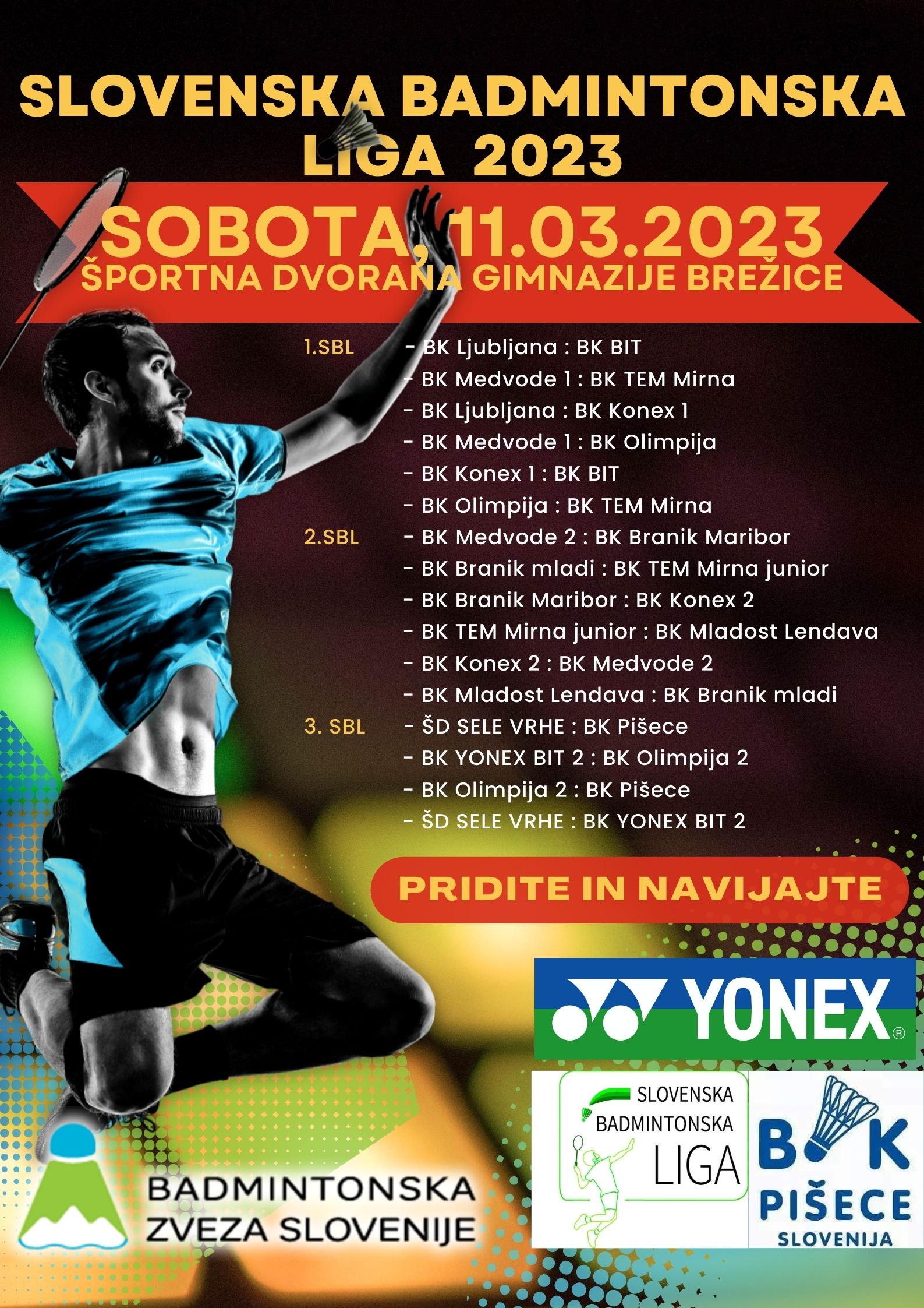 Slovenska badmintonska liga 2023