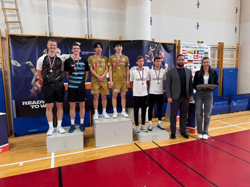 Odlični nastopi naših članov na Victor Croatian International 2025 v Samoborju