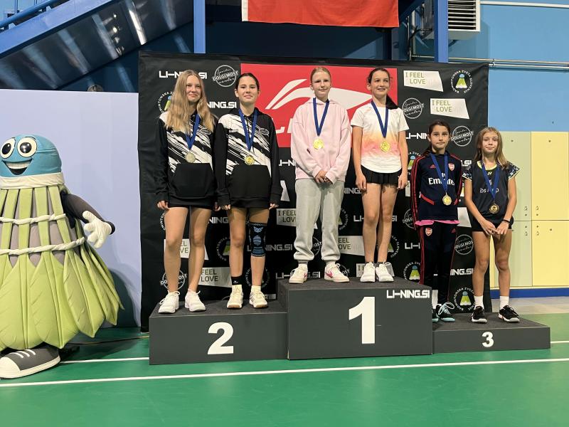 Pia Krizmanić edina z dvema zmagama na 1. turnirju do 13 in 19B let